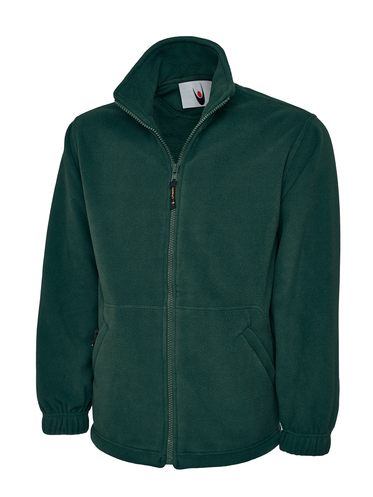 Uc604 - bottle green - xs - 300gsm classic full zip fleece jacket