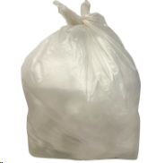 5 star clear heavy duty compactor sack (505mm x 840mm x 1170mm) box of 100