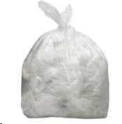 Panda clear refuse sacks light duty (470mm x 715mm x 980mm) box of 200