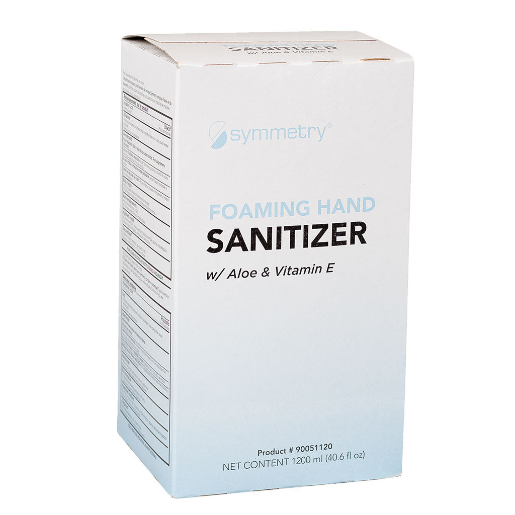 Symmetry foaming hand sanitiser 6 x 1200ml 