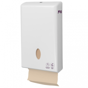 Compact hand towel dispenser white