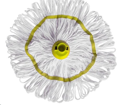 Optima hygiene threaded socket mop 250g yellow 