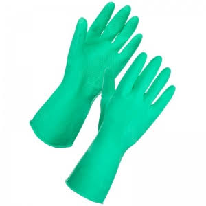 Green safetouch household rubber gloves  -xlarge 