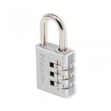 Masterlock aluminium combination padlock - 30mm