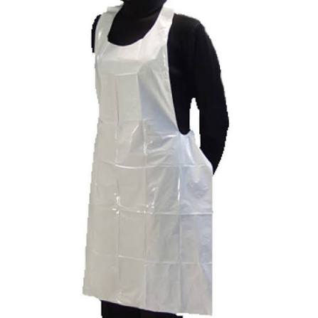 Pe apron white 69x138 roll 20u - 5x200