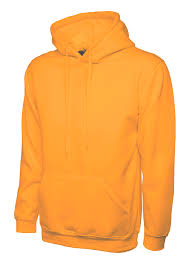 Uc502 - orange - 6xl - 300gsm classic hooded sweatshirt