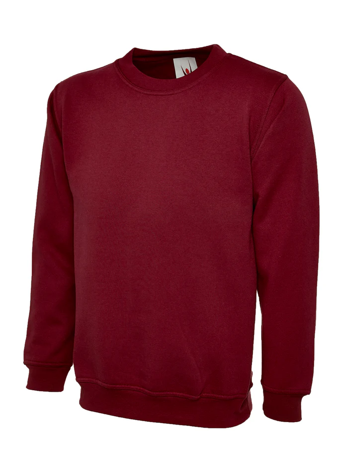 Ux7 - maroon - 7/8 yrs - ux children’s sweatshirt